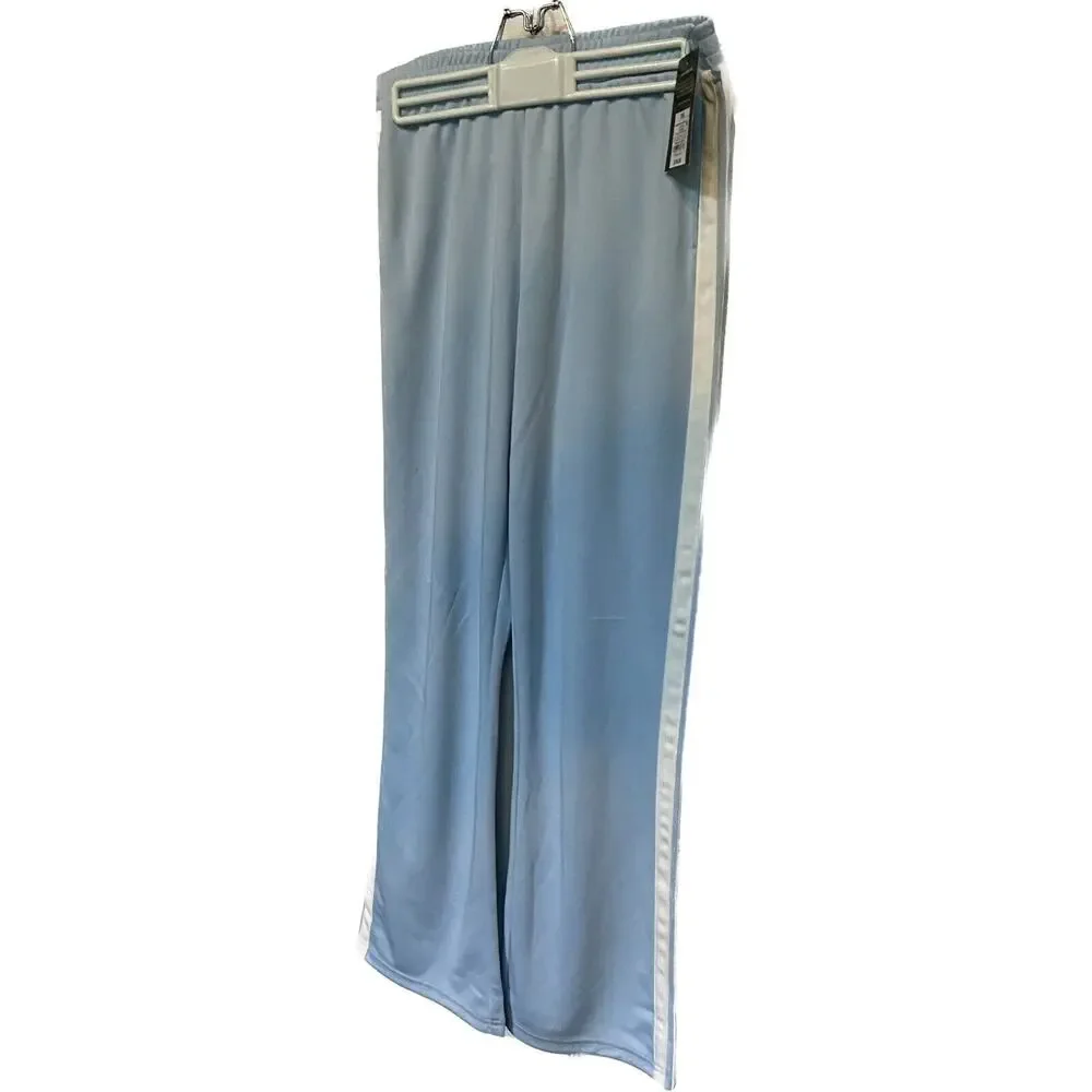 Art Class Unisex Kid Size XXL. Light Blue White Stripe Pockets Flare Track Pant‎